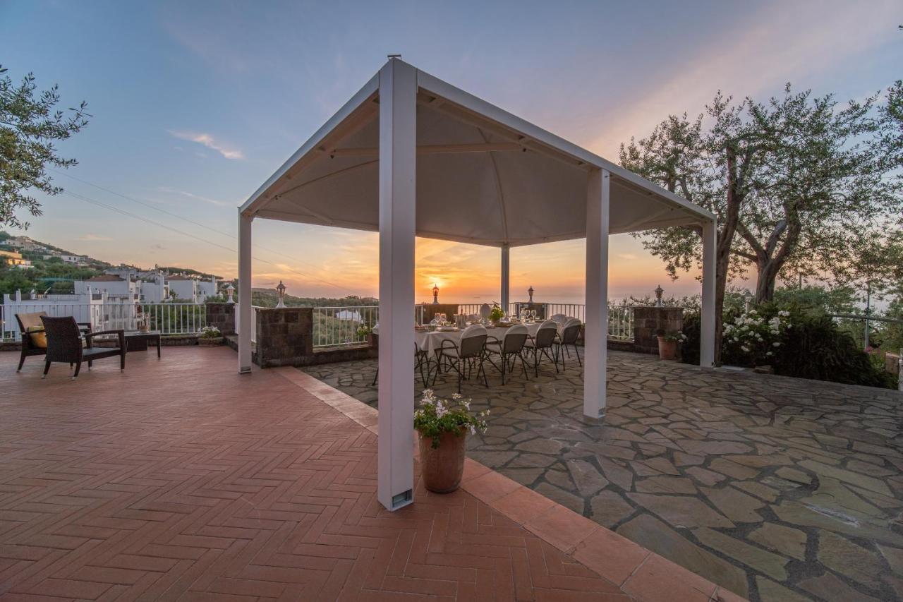 Villa Carolina Sorrento Private Heated Pool And Sea View Exterior foto