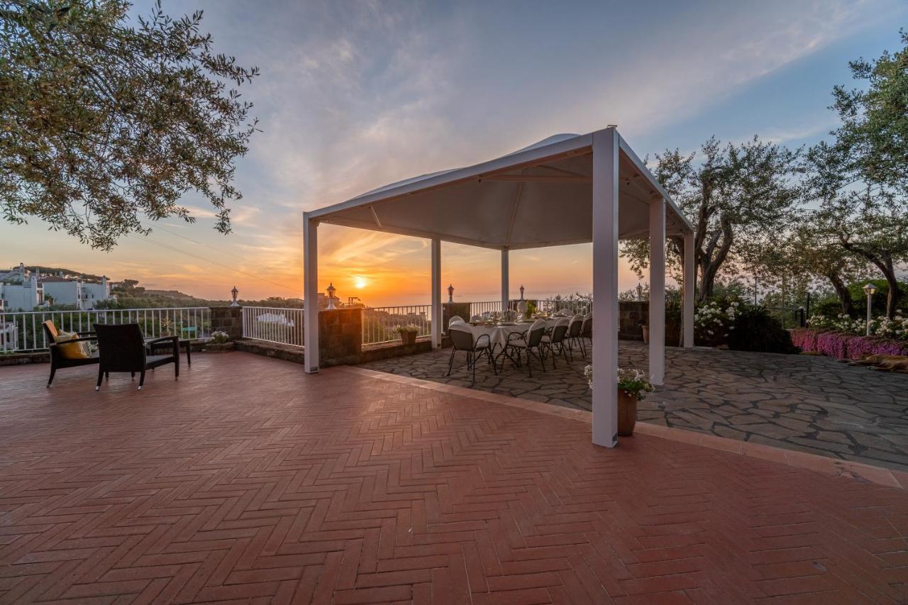 Villa Carolina Sorrento Private Heated Pool And Sea View Exterior foto