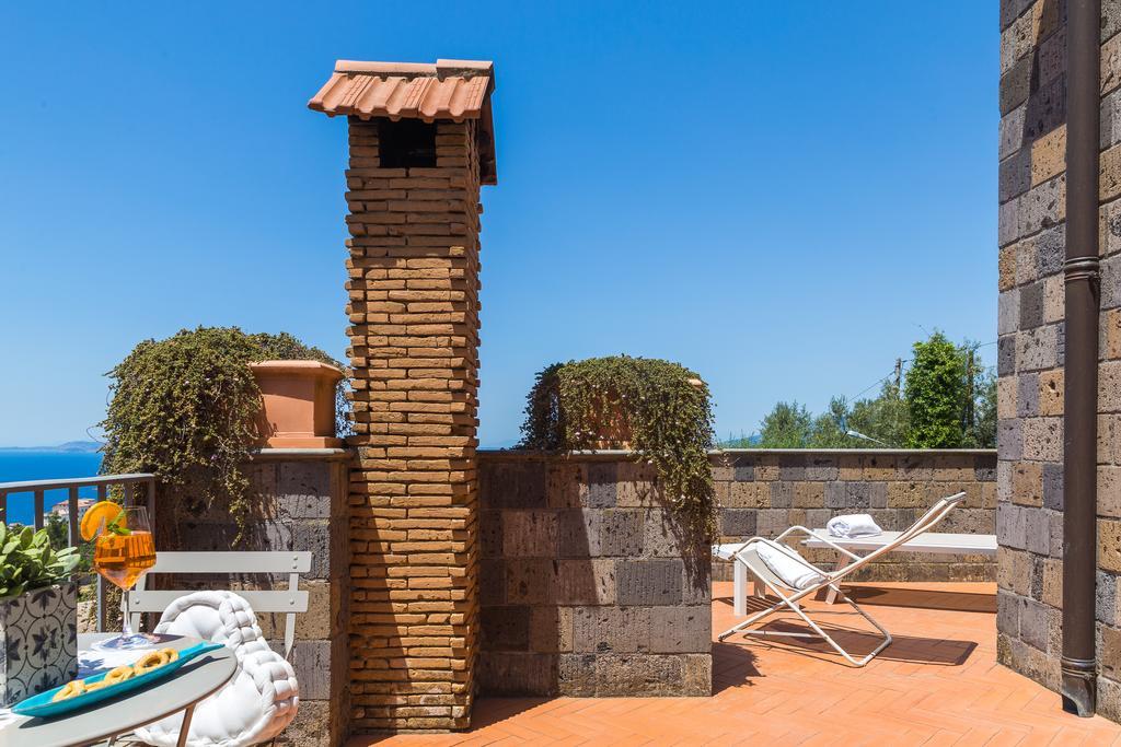 Villa Carolina Sorrento Private Heated Pool And Sea View Exterior foto